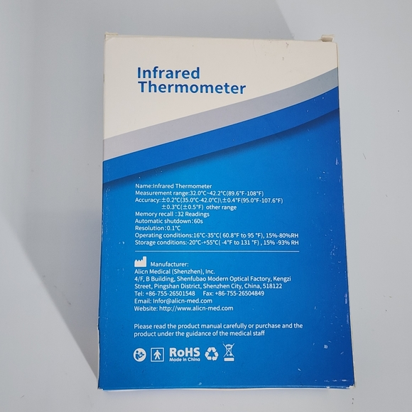 BBLove Infrared Thermometer Fast Measurement Fever - Picture 2 of 8